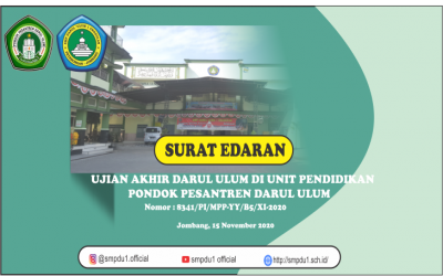 Surat Edaran Ujian Akhir Darul Ulum